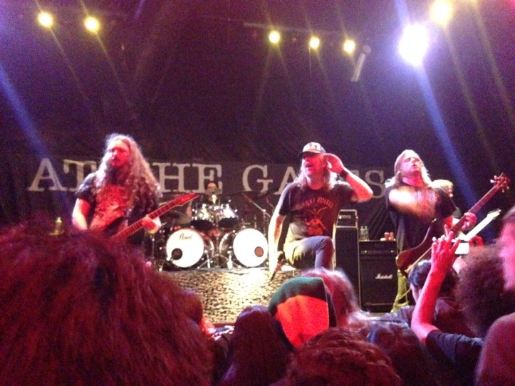 Show dos suecos do At the Gates no Clash Club, na Barra Funda, em São Paulo (Foto: Fernando Masini)