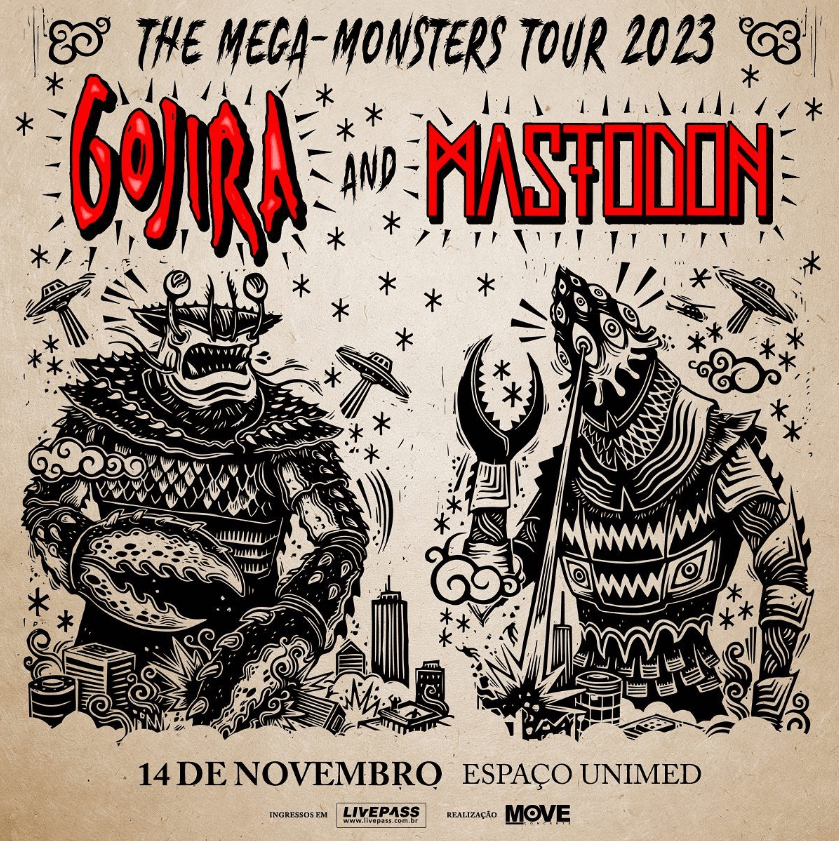 Gojira e Mastodon Brasil